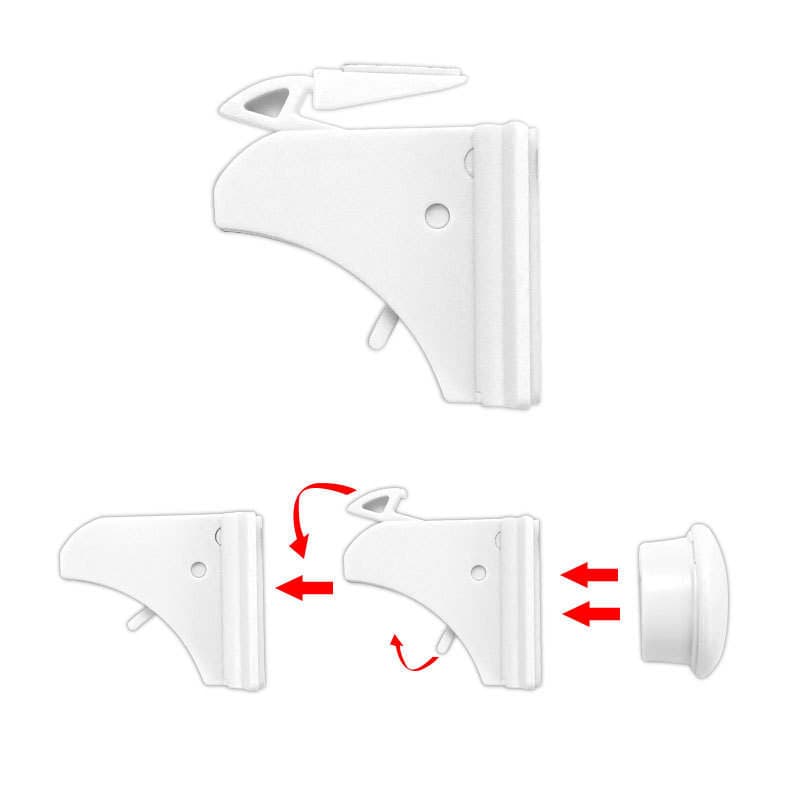 Magnetic Drawer Lock Multifunctional Child Safety Lock Drawer Lock Cabinet Door Lock Invisible Protection Safety Lock Child Lock 5