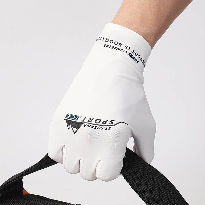 Men's thin spring and summer non-slip hand guard outdoor riding sports mountaineering sun protection quick-drying gloves for women 3