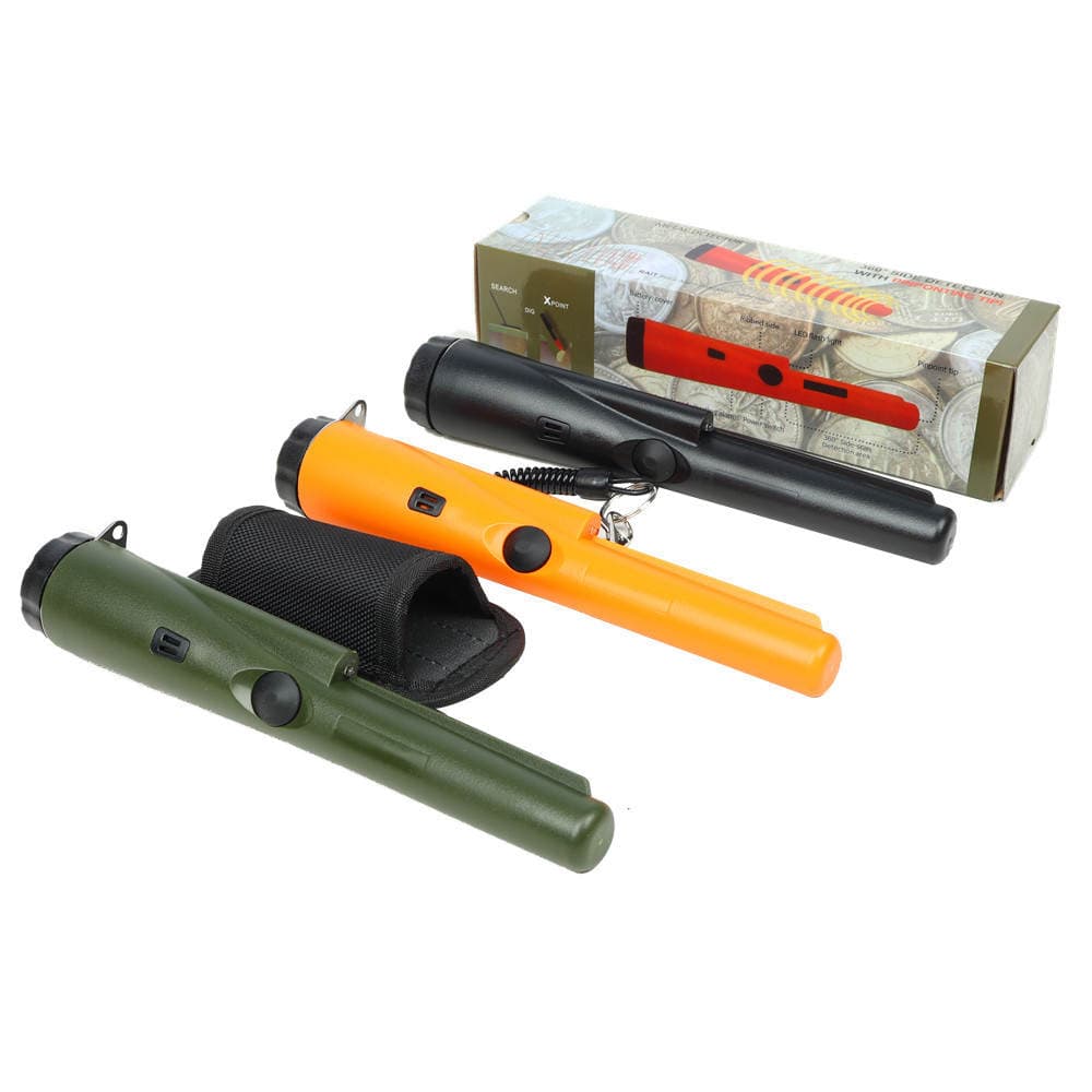 Handheld Metal Detector Manufacturer Semi-Waterproof Orange Green Black Blue Locating Rod Dropshipping Detection 4