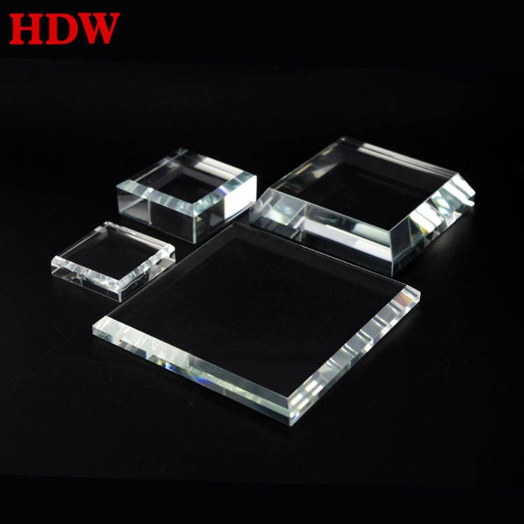 Factory direct supply crystal craft base wholesale mineral crystal specimen custom transparent crystal glass base 1