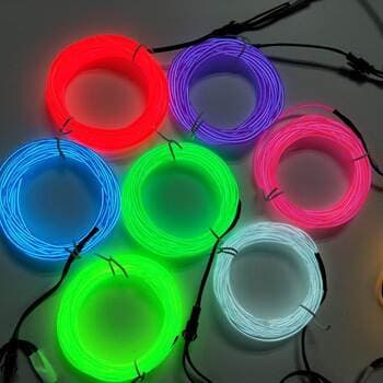 Imported material production el2.3 Cold Light Special bright EL luminous light screen stage props decorative light line 2