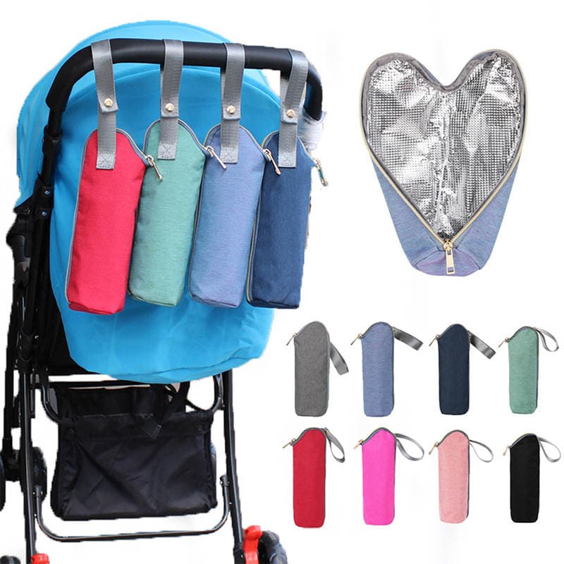Baby Bottle Insulation Bag, Water-Repellent, Lightweight Baby Stroller Hanging Bag, Mother and Baby Supplies, Mommy Bag Accessories, Bottle Bag 3