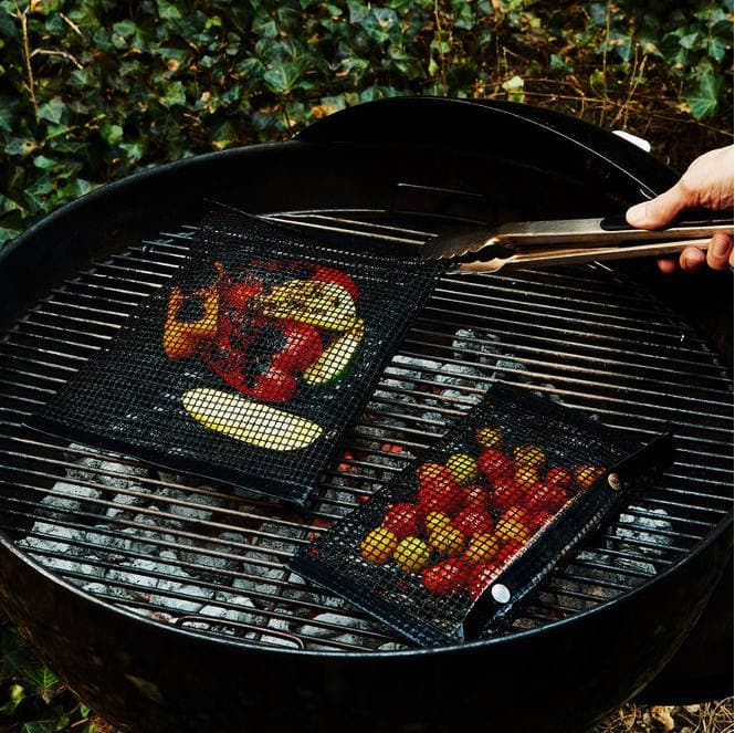 Qc Fiberglass Non-Stick Barbecue Mesh Bag Home Kitchen Supplies High Temperature Resistant Ptfe Teflon Barbecue Bag 5