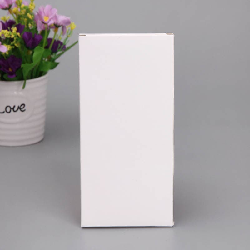 141-150mm white box blank packing box wholesale quick hair color box printing double plug box flat box Kraft paper carton 4