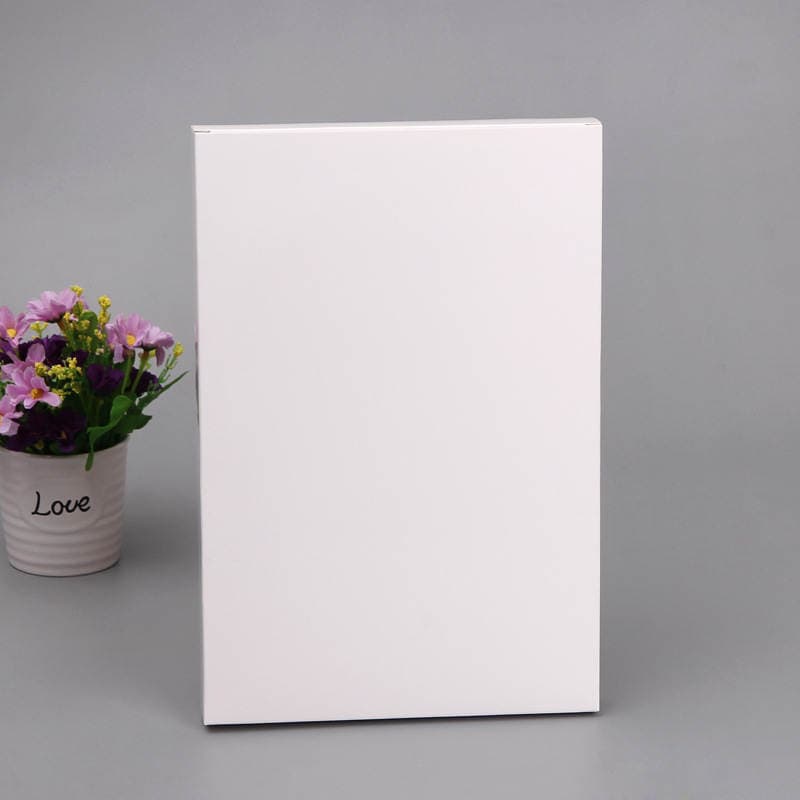315-350mm large white box printable logo color box white card packaging box spot wholesale 100 yuan 4
