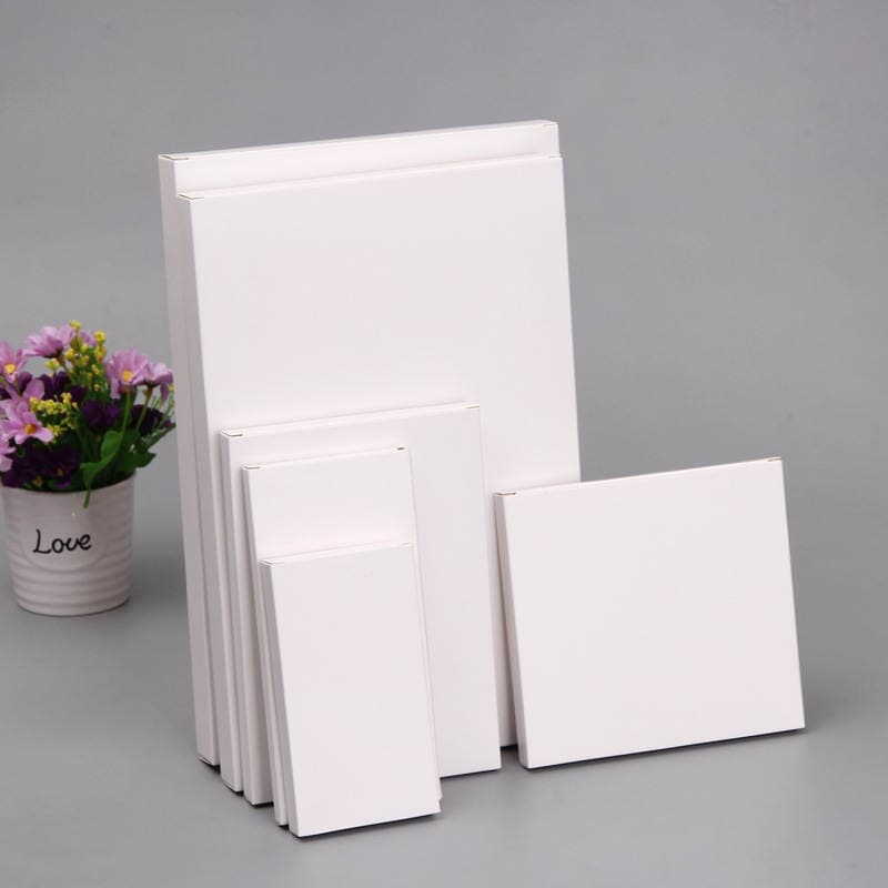 141-150mm white box blank packing box wholesale quick hair color box printing double plug box flat box Kraft paper carton 2