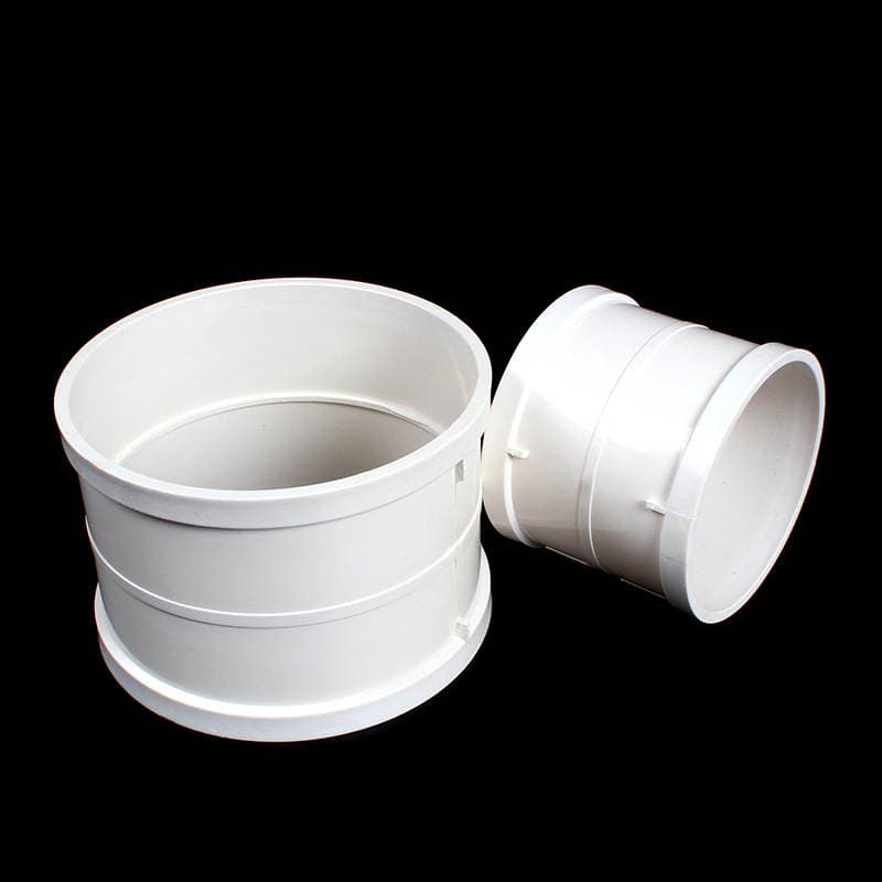 Pvc Direct Pipe Clamp Drainage Pipe Straight-Through Connector Lower Fittings 50 75 110 160 200 250 315 4
