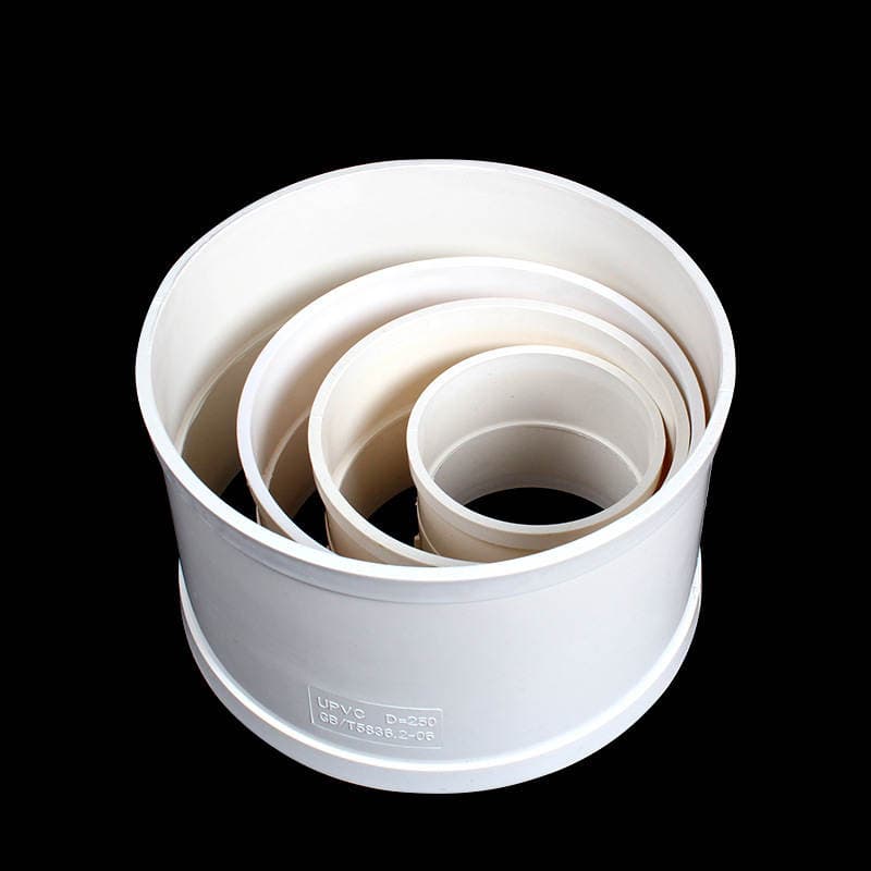 Pvc Direct Pipe Clamp Drainage Pipe Straight-Through Connector Lower Fittings 50 75 110 160 200 250 315 3