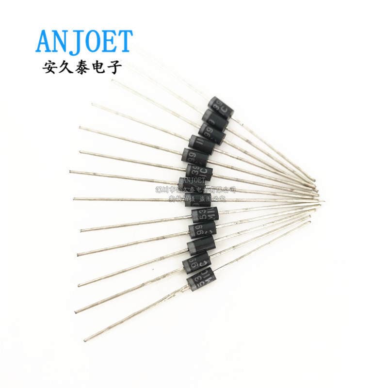 In-line RL207 rectifier diode DO-15 plug-in 2A1000V rectifier new spot 2