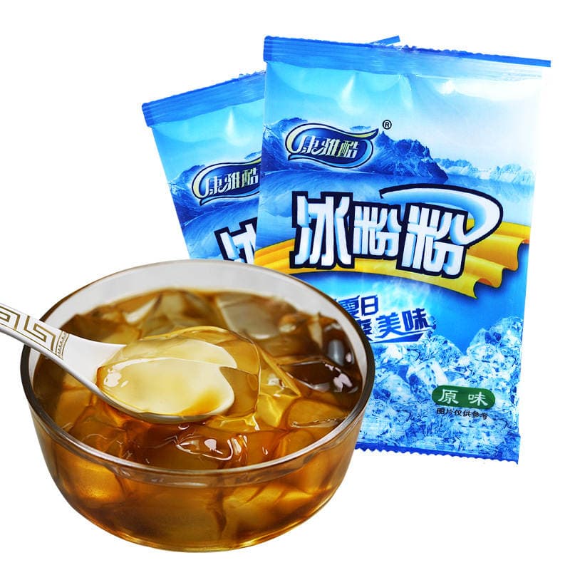 Kangyaku Sichuan ice powder original flavor 40G summer white jelly water Xinxuan cake milk tea cold drink shop raw materials wholesale 5