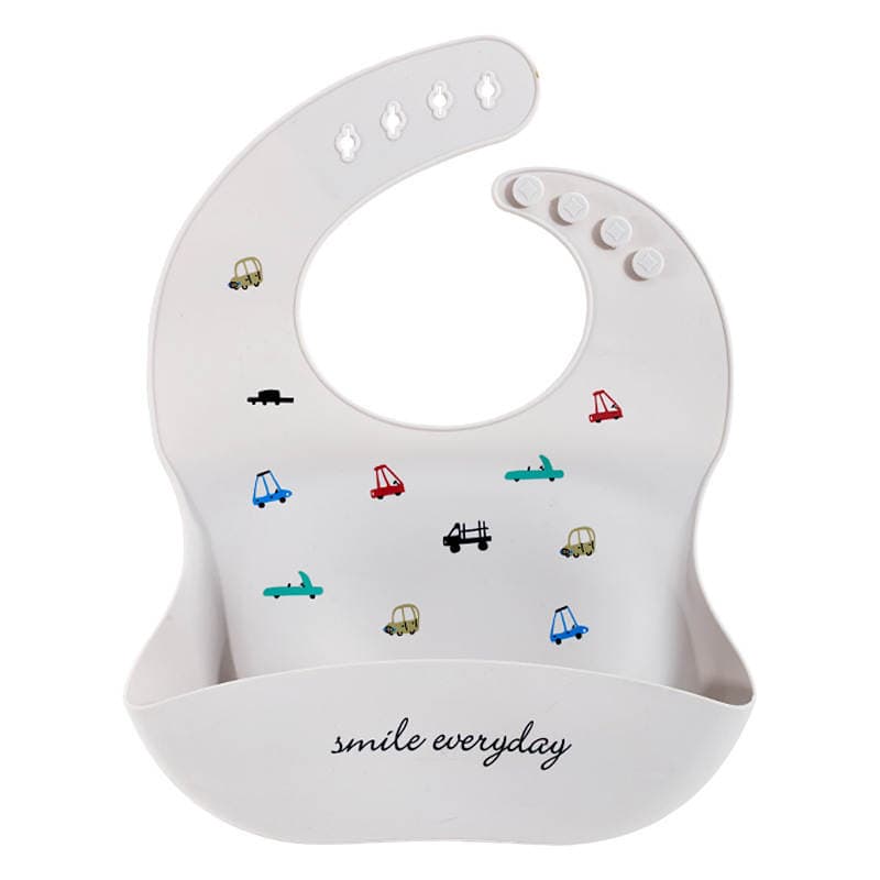 ins Explosive Baby Bib Baby Bib Waterproof Children's Silicone Bib Baby Spit Rice Bag Wash-Free Summer 5