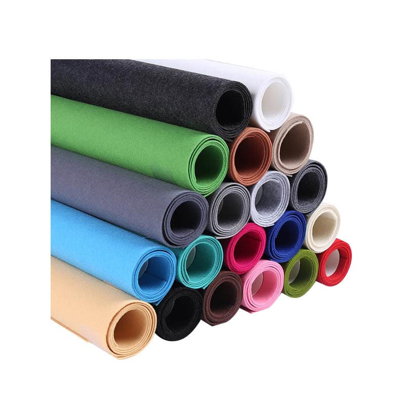Colored Felt 1Mm-5Mm Thick Soundproofing and Sound-Absorbing Felt Industrial Felt Adhesive-Backed Felt Non-Woven Fabric Automotive Sealing 5