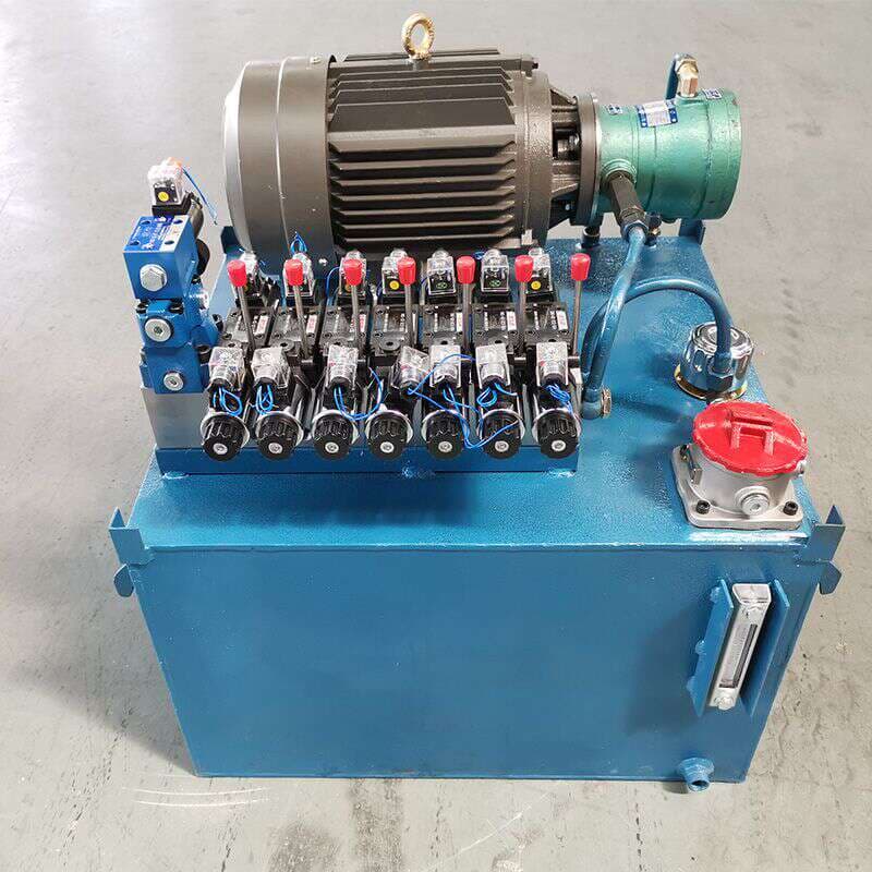 Wholesale Small Hydraulic Pump Station Servo Explosion-Proof Multi-Oil Circuit Hydraulic System Oil Pump Electromagnetic Powered Horizontal Hydraulic Station 4