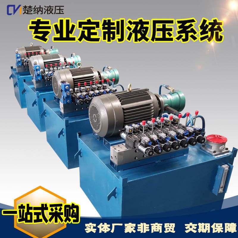 Wholesale Small Hydraulic Pump Station Servo Explosion-Proof Multi-Oil Circuit Hydraulic System Oil Pump Electromagnetic Powered Horizontal Hydraulic Station 1
