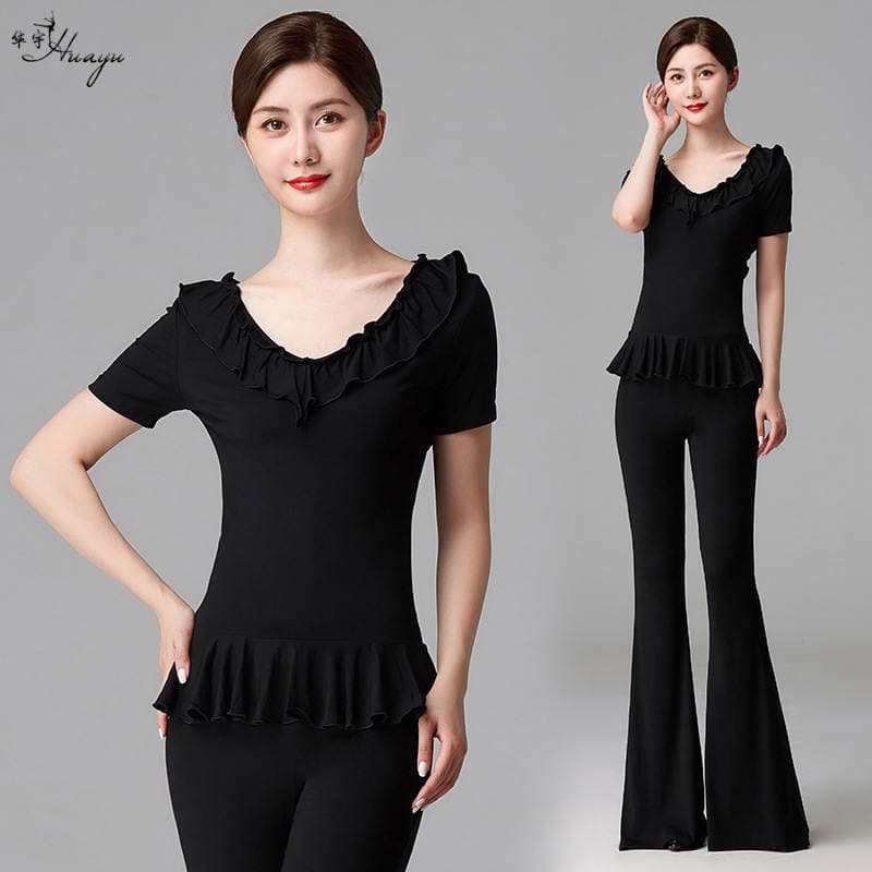 Huayu Dance Summer New Modal Body Training Clothing Modern Dance Etiquette Celebrity Show Mentor Clothing Female 2