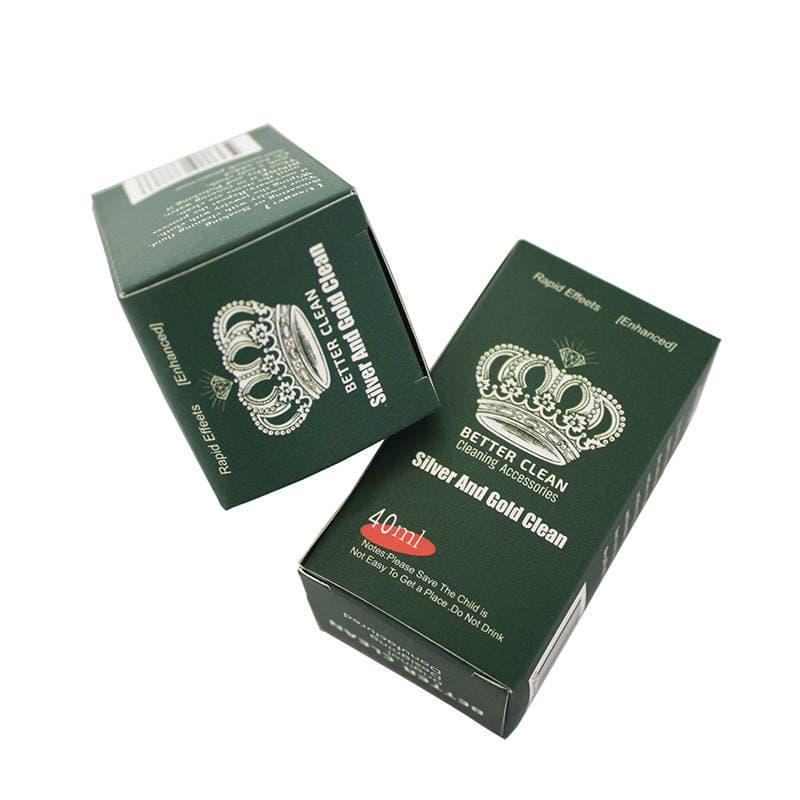 Crown gümüş təmizləyici maye, 40ml, təmizləmə parça ilə 5