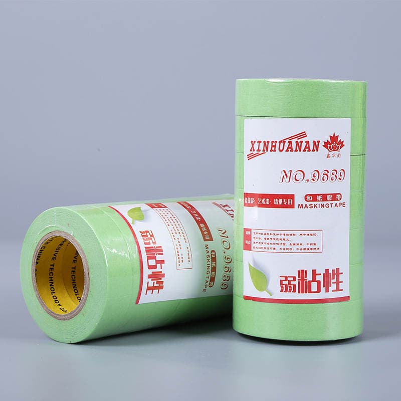 High-Viscosity Stickers, Masking Tape, Weak Washi Tape, Whole Roll Wholesale, Green and Colorful Planner Stickers, Creative Journal Stickers 2