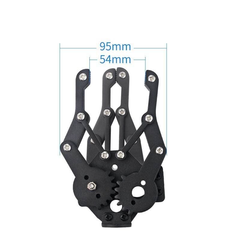 2-Degree-Of-Freedom Metal Claw Robotic Arm Manipulator Robot Accessories Mg996R Servo Six-Electron 1