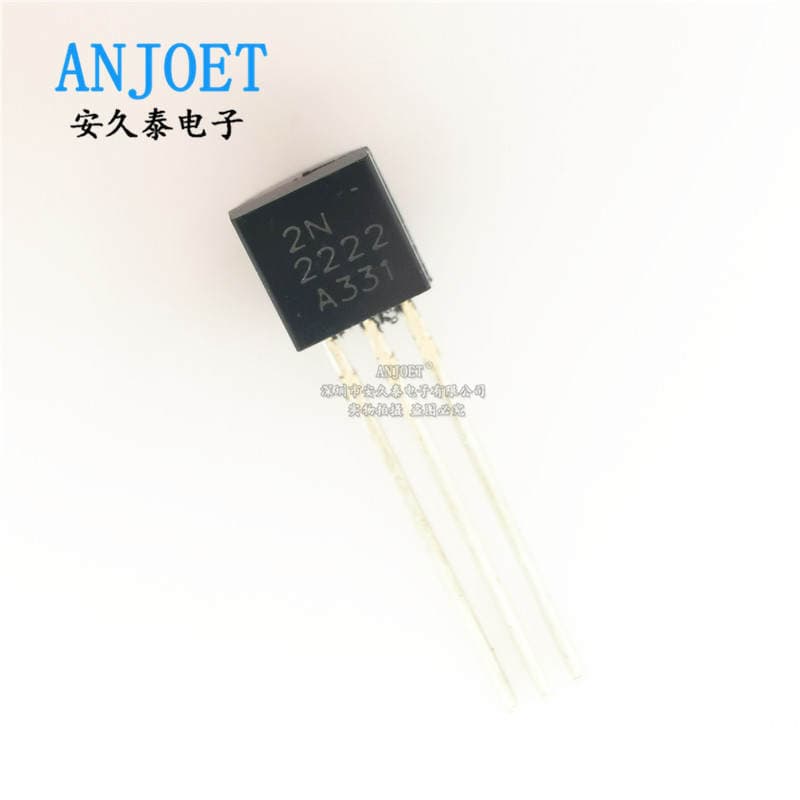 In-line transistor 2N2222 2N2222A TO-92 0.6A/30v NPN transistor brand new original 2