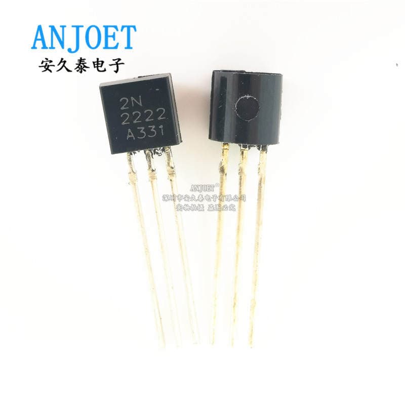 In-line transistor 2N2222 2N2222A TO-92 0.6A/30v NPN transistor brand new original 3