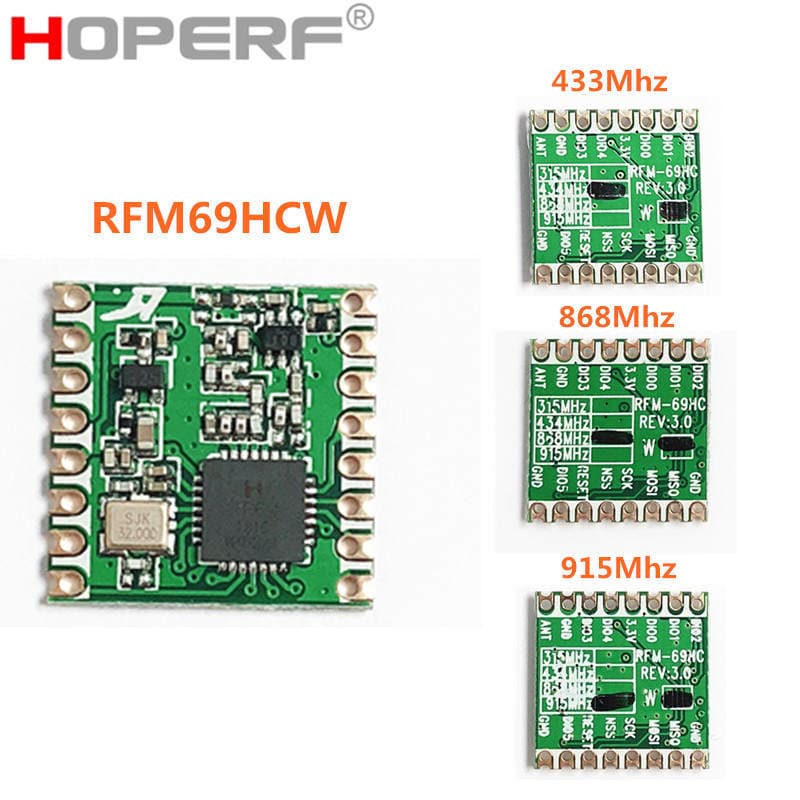Rfm69Rfm69Hcw433S2868S2915S2Wifi Radio Frequency Transceiver Module Chip Transceiver 1