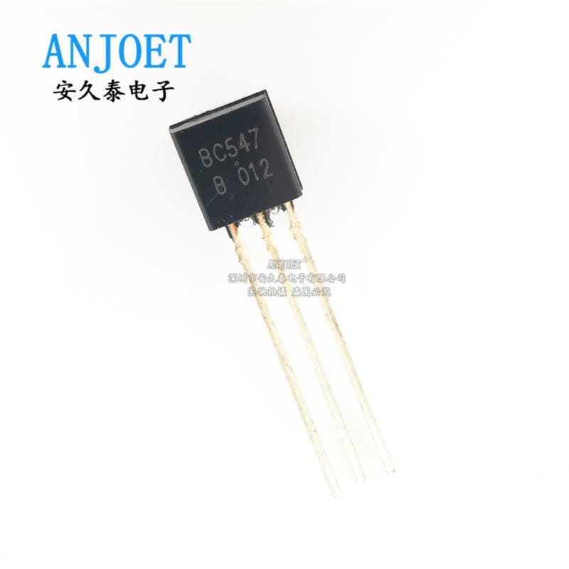 Brand new original BC547 BC547B TO-92 low power triode 0.1A/45V NPN transistor 3