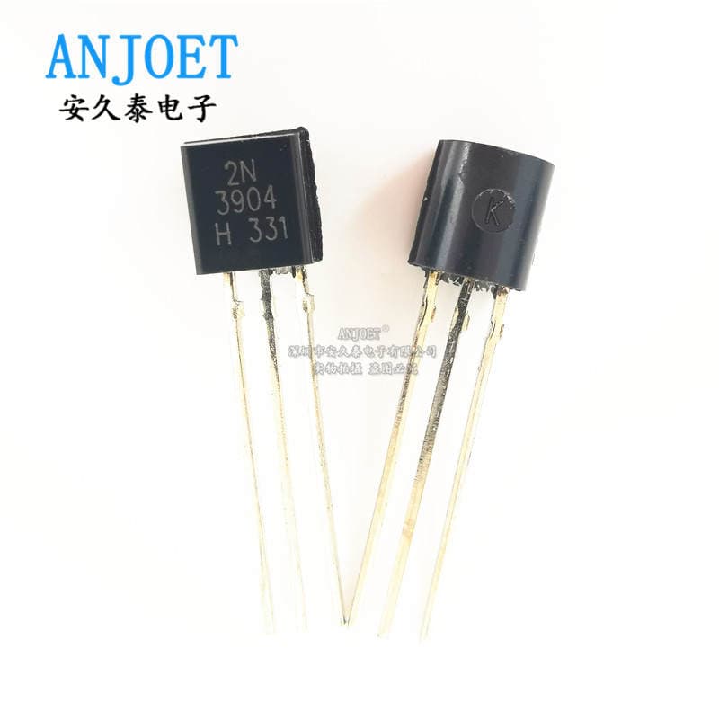 In-line triode 2 N3904 3904 NPN type power transistor plug-in TO-92 40V 0.2A 2