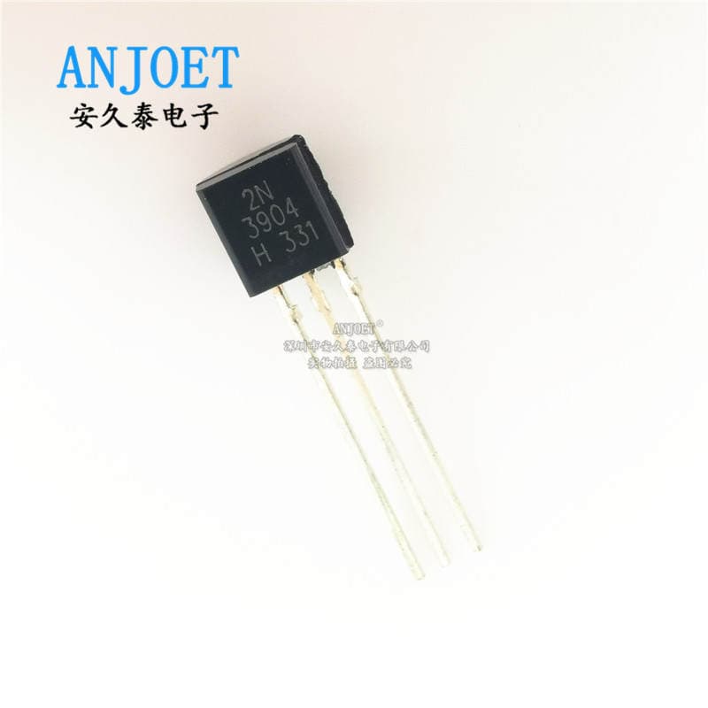 In-line triode 2 N3904 3904 NPN type power transistor plug-in TO-92 40V 0.2A 3