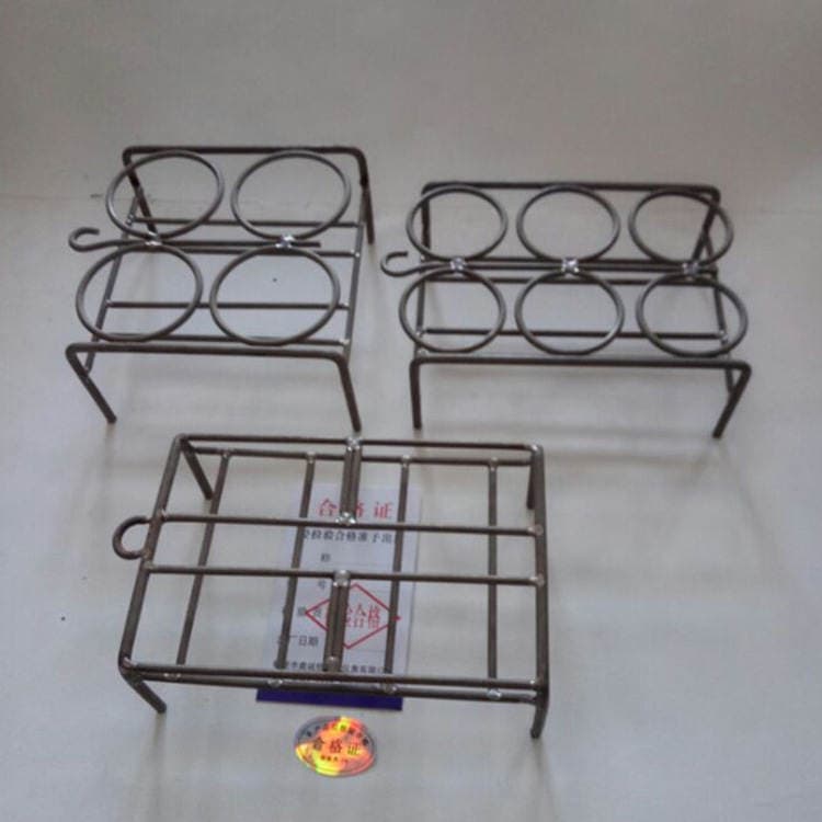Xinxian Manufacturer Supplies Nickel Material Six-Hole Gray Dish Rack, Four-Hole Crucible Rack, Volatile Dividing Bracket in Stock 4