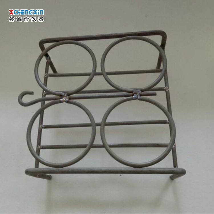 Xinxian Manufacturer Supplies Nickel Material Six-Hole Gray Dish Rack, Four-Hole Crucible Rack, Volatile Dividing Bracket in Stock 2