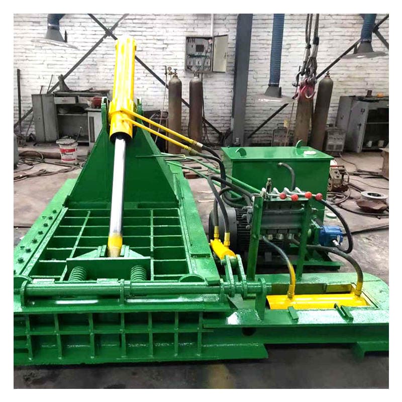 Iron scrap small metal briquetting machine automatic metal briquetting crusher scrap iron scrap aluminum scrap briquetting machine 3