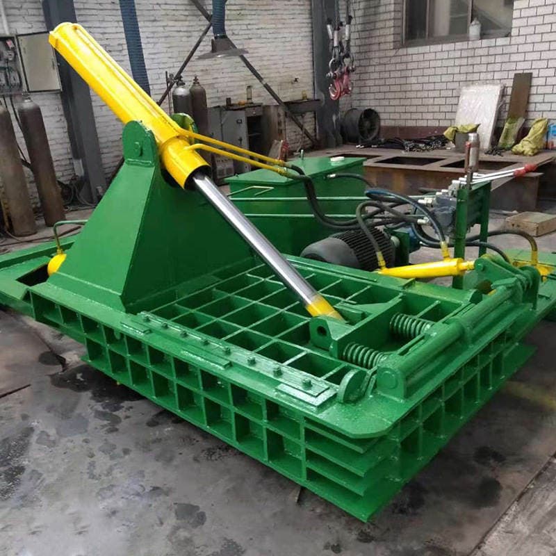 Iron scrap small metal briquetting machine automatic metal briquetting crusher scrap iron scrap aluminum scrap briquetting machine 4