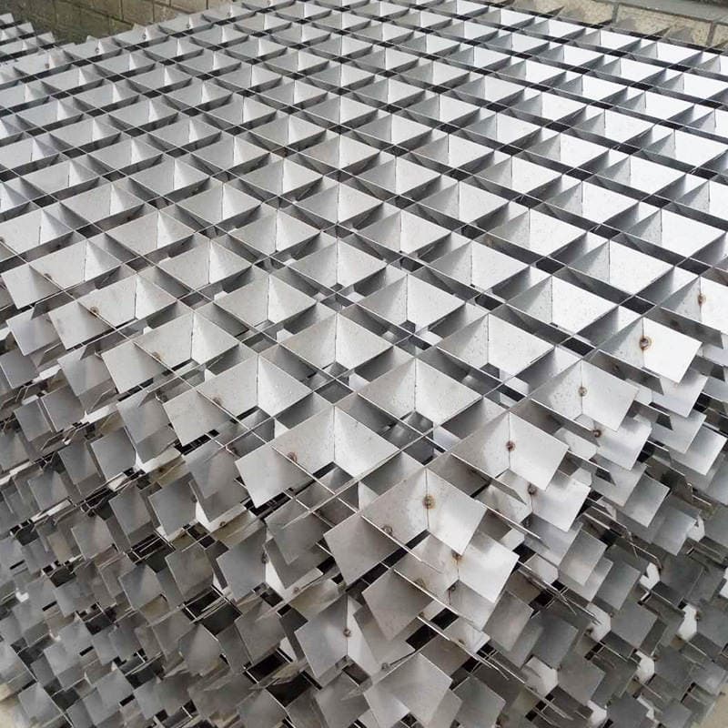 Pp Flocculation Pool Grids Abs Bucket Grids Device Mixed Reaction Sedimentation Pool Stainless Steel Flocculation Combination Filler 3