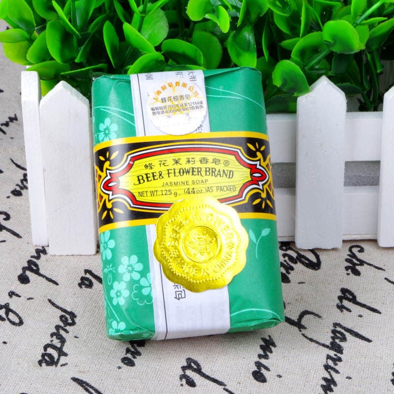 Free Shipping on the Whole Box Jasmine Soap 125g Bath Soap Cleansing Soap Hand Soap 3