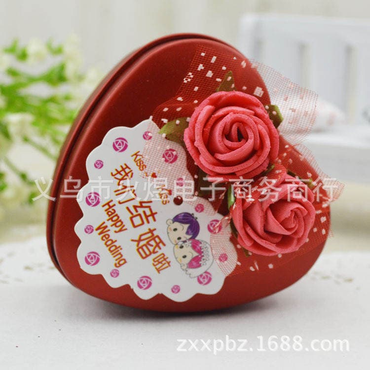 Colorful Mini Artificial Rose Flower Gift Box, Souvenir with Flowers, Micro-Landscape Green Plant Decoration, Artificial Plants 4