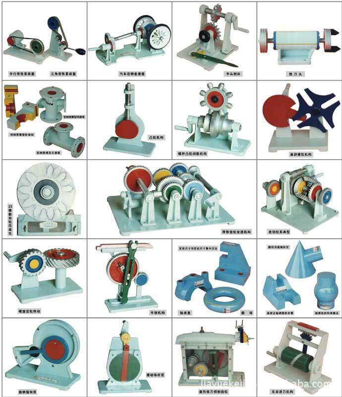 Spiral Drive Shaft and Shaft Boring Fit (aluminum Teaching Model)