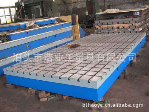Factory cast iron riveting plate 1500X3000 large riveting platform welding tooling plate scraping plate