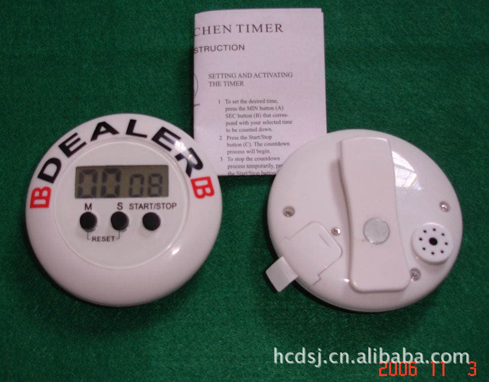Elektron Zarlar, Şəffaf Akril Texas Hold'em Poker Fişləri