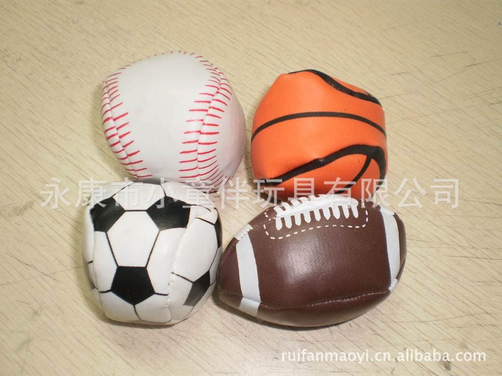 Promotional toy ball, hot sale 4 fashion Sports toy ball, decompression ball sandbag ball environmental protection material 1