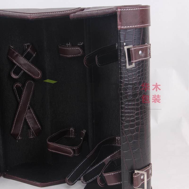 harwoo plum blossom 6 PCs personalized high-end exquisite in stock red wine box red wine gift box red wine packaging 3