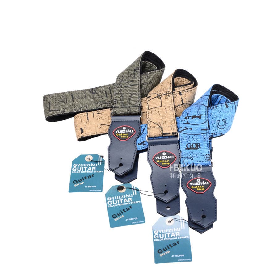 Supply YUEZHIMU/JT-BD33 canvas guitar strap, musical instrument accessories musical instrument wholesale piano wholesale 1