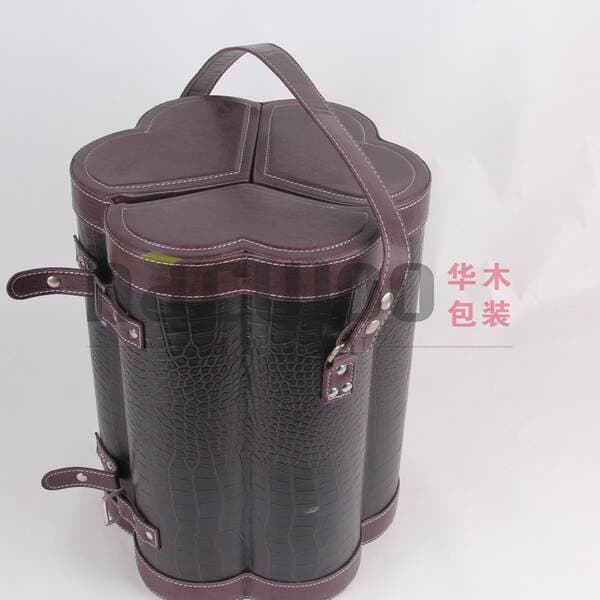 harwoo plum blossom 6 PCs personalized high-end exquisite in stock red wine box red wine gift box red wine packaging