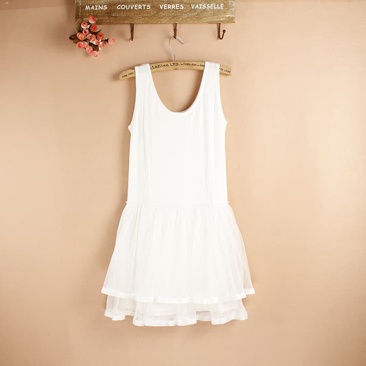 Pure white vest