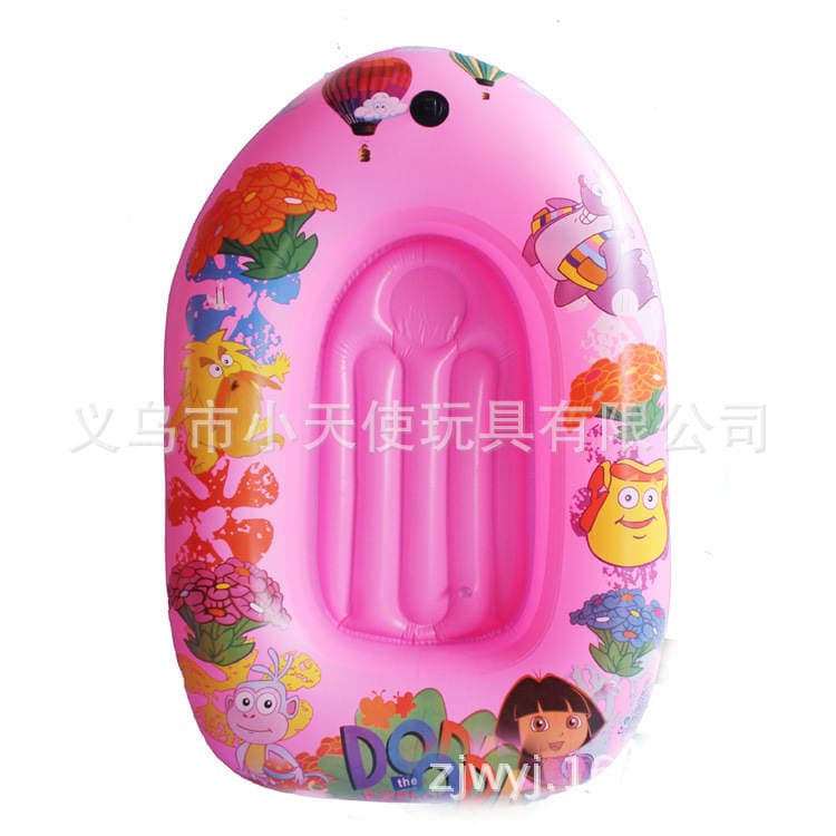 Inflatable Boat Rubber Boat Thickeneded Kidsren's Small Boat Baby Toy Boat Pvc Floating Boat Haiyun Dual Air Room Factory Direct Sale 4