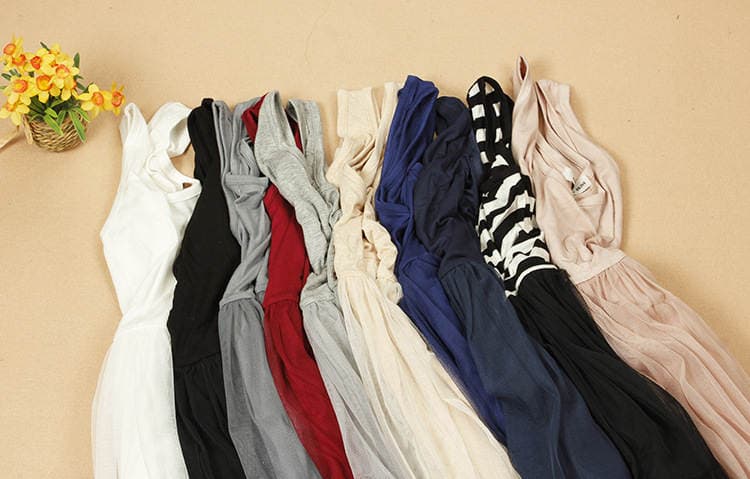 Spring loose model cotton high waist mesh skirt puffy skirt women's camisole dress base skirt wholesale 2
