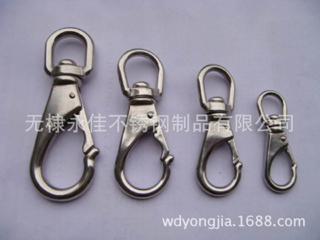 Supply spring hook, marine hardware, rigging, stainless steel products, boat 4