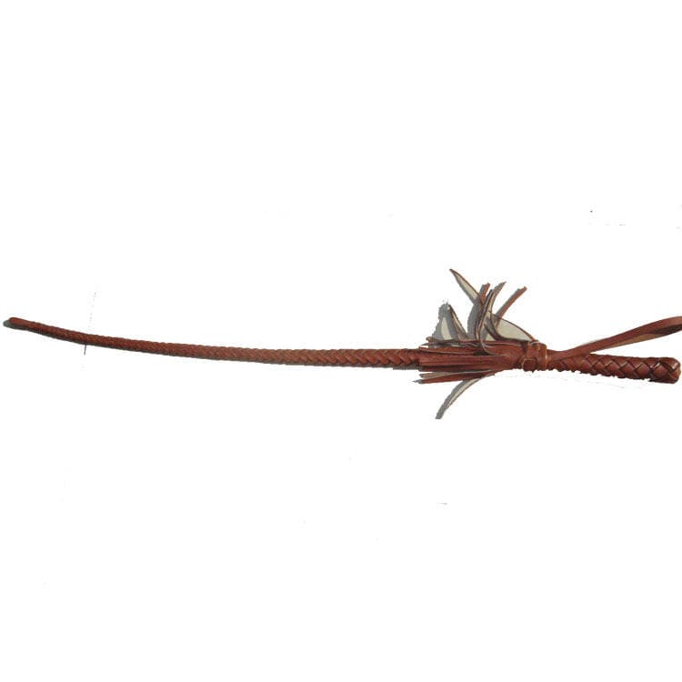 Whip horse riding full leather woven whip cowhide woven whip whip 3