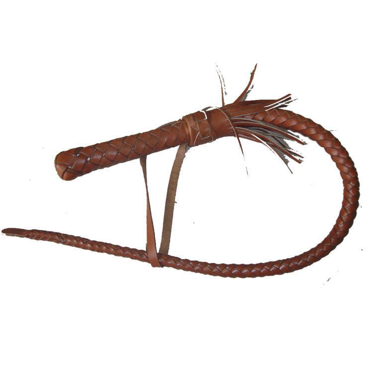 Whip horse riding full leather woven whip cowhide woven whip whip 1
