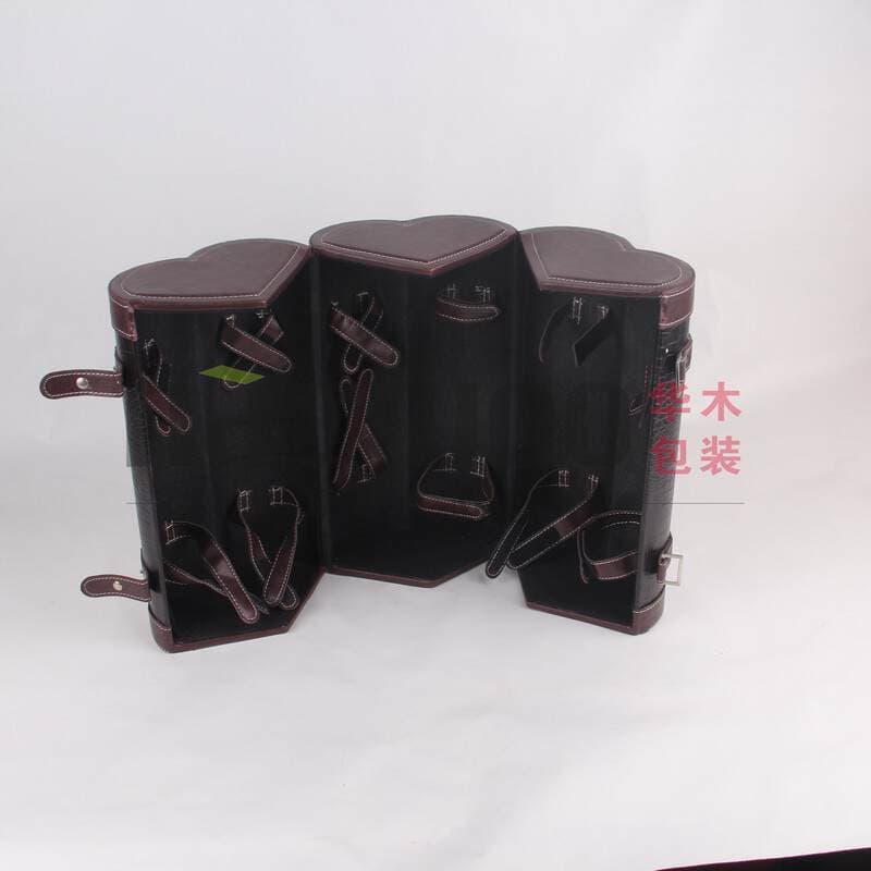 harwoo plum blossom 6 PCs personalized high-end exquisite in stock red wine box red wine gift box red wine packaging 2