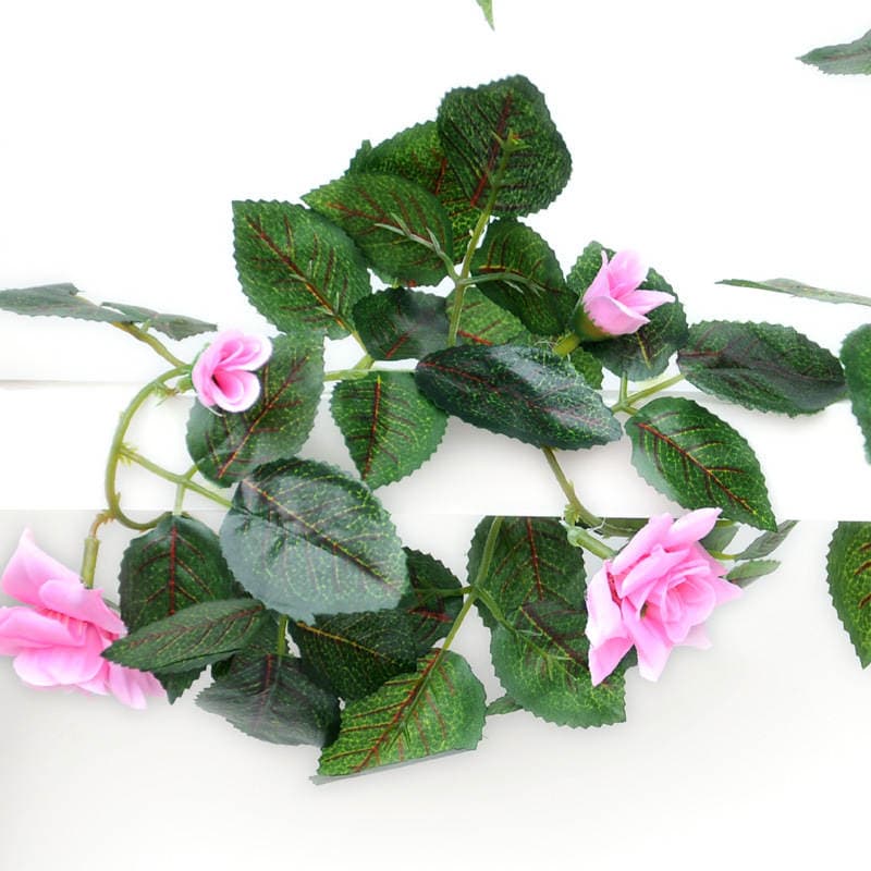 Artificial Flower Silk Cloth Color Printing Rose String Home Decoration Wall Wall Hanging Fake Flower Vine Vine 2